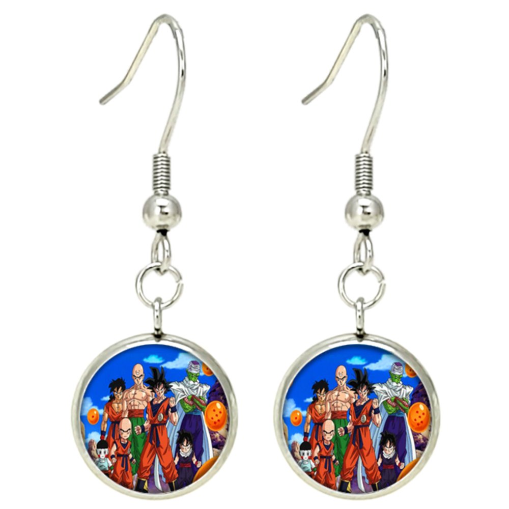 Superheroes Dragon Ball Z DBZ Anime Manga Dangle Earrings Walmart