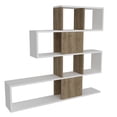 thumbnail image 3 of Karlin Open Shelves Bookcase, White Walnut, 3 of 5