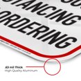 thumbnail image 6 of Take Out Only Please Respect Social Distancing While Ordering Sign, 12x18 Aluminum, 6 of 8
