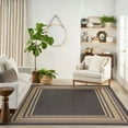 thumbnail image 5 of Nourison Horizon Indoor/Outdoor 9' x 12' Charcoal Modern Rug, 5 of 10