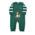 thumbnail image 1 of Diconna Family Christmas Matching Clothes Christmas Cartoon Pattern Printed Pullover Striped Pants Parent-child Two-Piece Set, 1 of 7