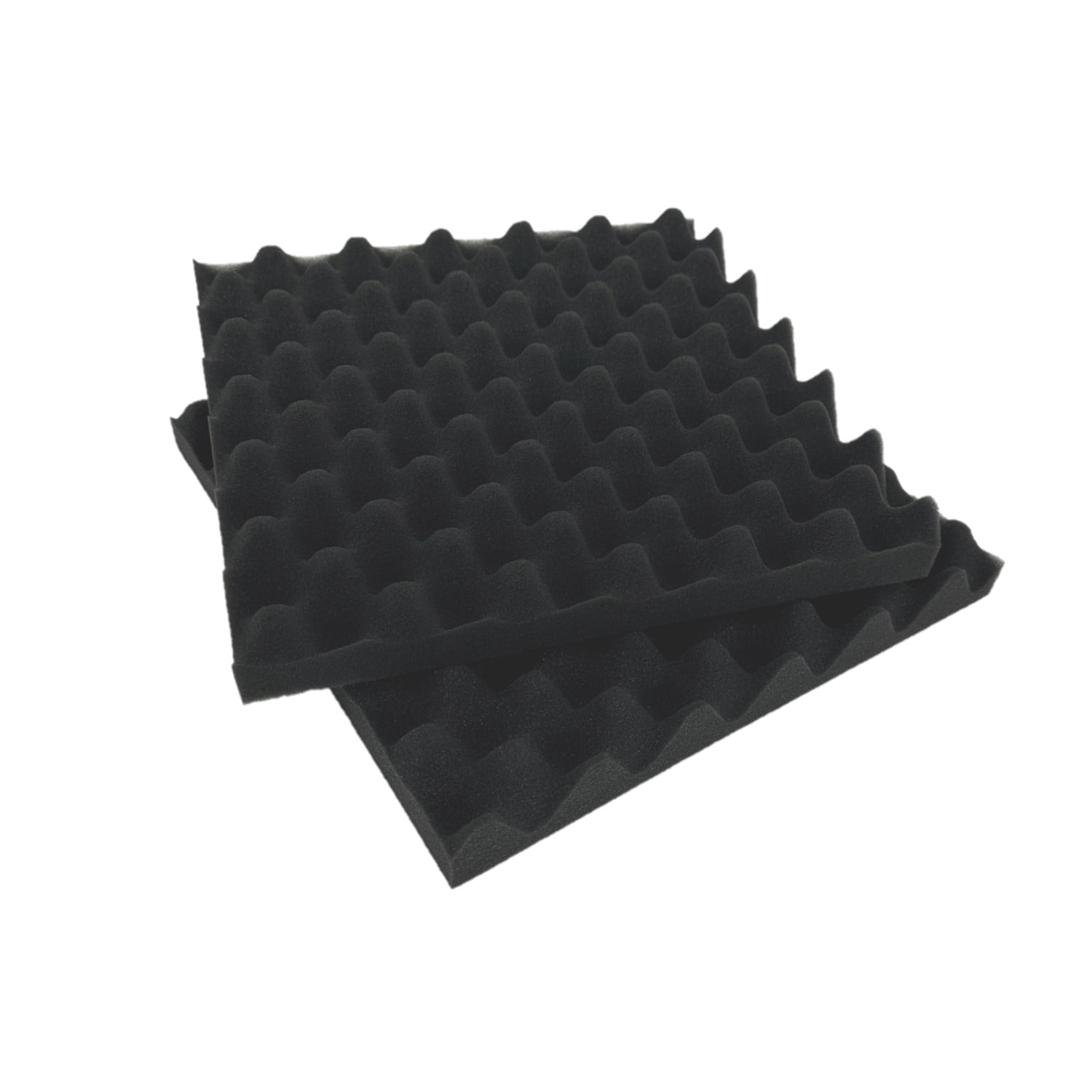 Bookishbunny 20 pk Acoustic Foam Egg Crate Panel Wall Tile Audio Home Studio Deadening Soundproofing 12x12x1.5