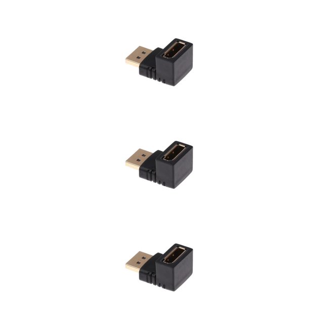 sweethay Adaptador de 90 grados 270 grados a DP conector en ángulo izquierdo y derecho enchufe del Cable convertidor para de ordenador Type1 NO1