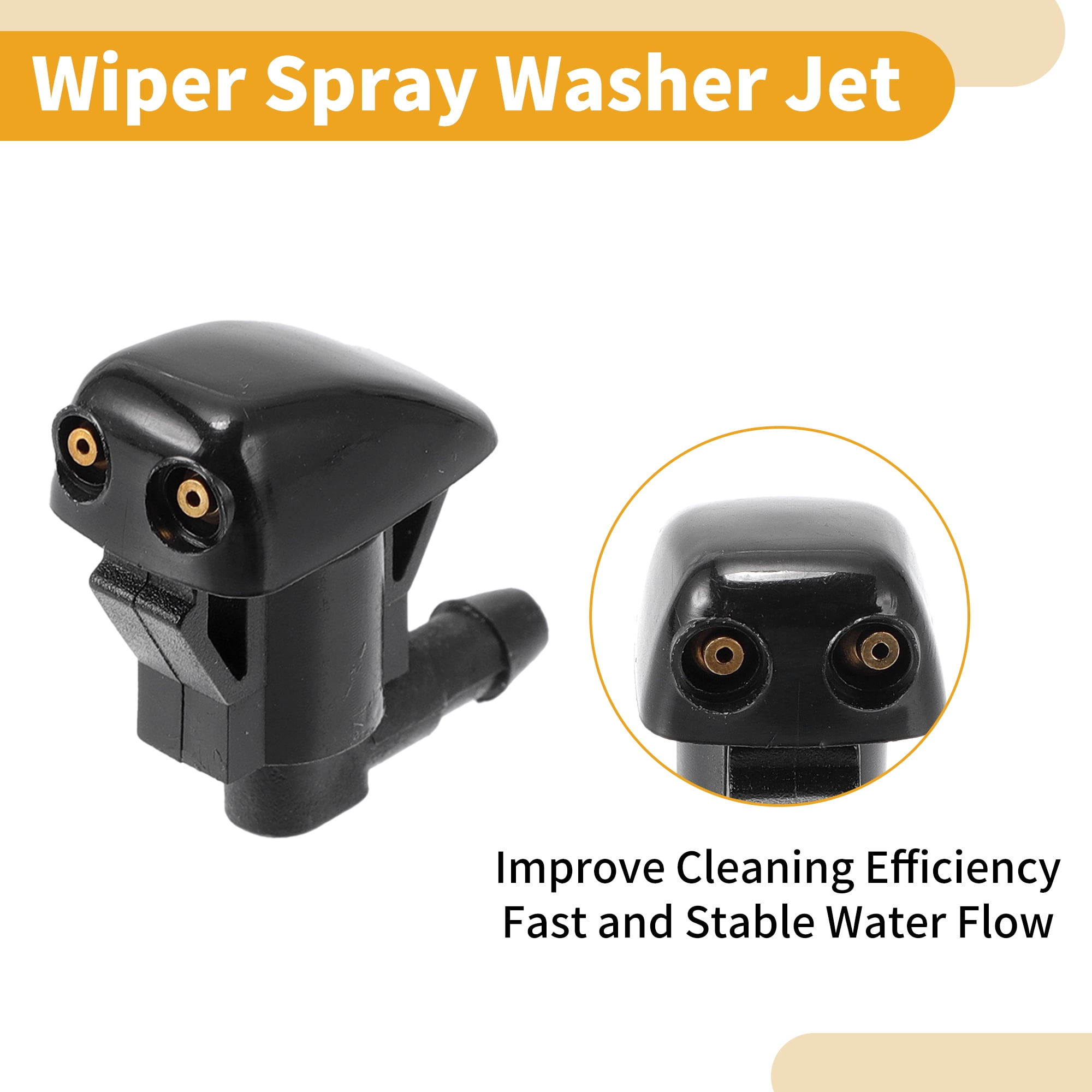 Unique Bargains Windshield Washer Nozzle Kit for Toyota Tacoma 2005-2015