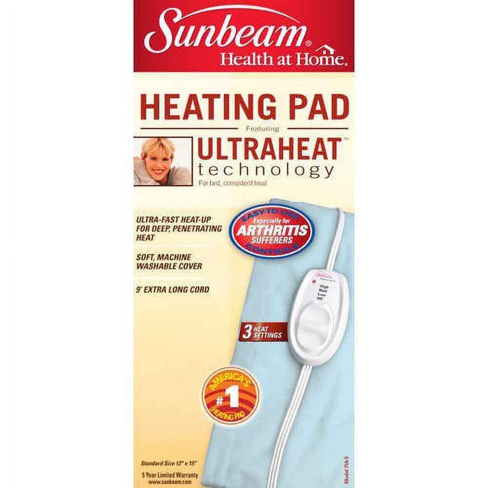 Sunbeam 756-500 Heating Pad with Ultra Heat Technology - image 2 of 2