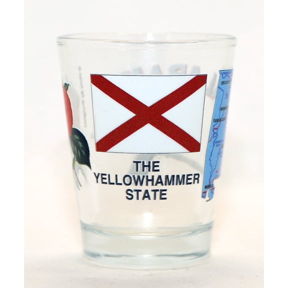 Alabama The Yellowhammer ST All-American Collection Shot Glass