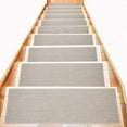 thumbnail image 2 of Outdoor Stair Treads, Non-slip Rubber Backing Mats for Rain and Snow, 8x30 Size with Waterproof Polyester Fabric, Machine Washable and Reusable for Indoor and Outdoor Steps with Pets and, 2 of 9