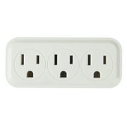 Hyper Tough 3-Piece Power Strip Set Included 4-Outlet Strip and 6 & 3-Outlet Wall Block, White