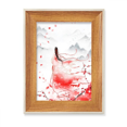 thumbnail image 1 of Mei Xue In Red Chinese Style Watercolor Desktop Wooden Photo Frame Display Picture Art Painting Multiple Sets, 1 of 3