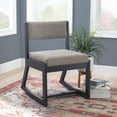 thumbnail image 3 of Linon Callum 2 Position Sled Base Chair Black Stone, 3 of 8