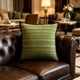 thumbnail image 2 of Off White Decorative Throw Pillow Covers, Boho Farmhouse Square Cushion, Cozy Soft Accent Pillows for Couch Sofa Bed Living Room Home Green, 2 of 5