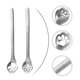 thumbnail image 2 of Juego de 8 utensilios de cocina de acero inoxidable: cuchara para café expreso, cuchara para yogur, cuchara para degustación, cuchara para té, cuchara para café, 2 of 3