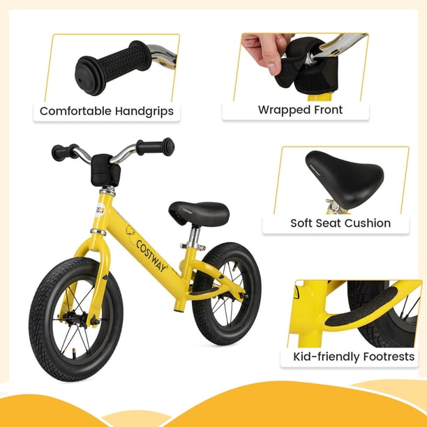 Gonge GoGo Bus – Red Balance Bike For Toddlers 2–3 Years – No Assembly Needed