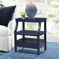 thumbnail image 2 of Comfort Pointe Newton Midnight Blue Wood Storage 1-drawer Nightstand, 2 of 9