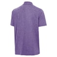 thumbnail image 3 of Men's Antigua Heather Purple Baltimore Ravens Par 3 Polo, 3 of 3