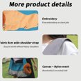 thumbnail image 3 of Sac de Transport en Toile pour Animaux de Compagnie Sac de Poitrine Réutilisable Portable en Forme de Lion pour Petits Chiens Chats Fournitures pour Animaux, 3 of 8