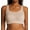 Taupe, variant on Women's Playtex US4221 Bounce Control Wire Free Sports Bra (Coolest Grey Heather 42D)
