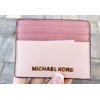 Michael Kors Jet Set Card Holder ID Pastel Pink Rose