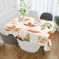 thumbnail image 2 of Yayeee Tablecloths 60" x 108" Rectangle Wrinkle Resistant Party Table Cover, Beige Autumn Leaves, 2 of 8