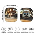 thumbnail image 2 of Kuiaobaty Mouse Hedgehog Automobile Pattern Automotive Windshield Sunshades Keep Car Interior Cool Auto Front Window UV Protection Sun Shield Cover 2 Pcs for Mini SUVs Small Sedans, 2 of 6