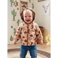 thumbnail image 5 of RUINIXCW Toddler Baby Boy Girl Windbreaker Jacket Western Cowboy Outfit Infant Boys Zip Up Hoodie Spring Fall Winter Long Sleeve Hooded Coats Outwear, 5 of 10