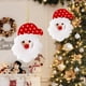 thumbnail image 5 of Adorno navideño con forma de ciervo, muñeco de nieve y árbol de Navidad, colgante con forma de pentagrama de Papá Noel, pequeños adornos colgantes, colgante de vehículo de peluche., 5 of 5
