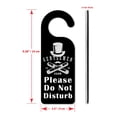 thumbnail image 3 of Do Not Disturb Door Knob Hanger Sign - Gentleman's Club Cigars, 3 of 3