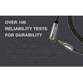 thumbnail image 3 of Dukabel Cable De Extensión De 3,5 Mm (8 Pies/2,4 Metros) Trrs Extensión De Auriculares De 4 Polos Macho A Hembra Extensor De Audio De 3,5 Mm Compatible Con Micrófono Para Teléfonos Inteligentes Tv Aut, 3 of 4