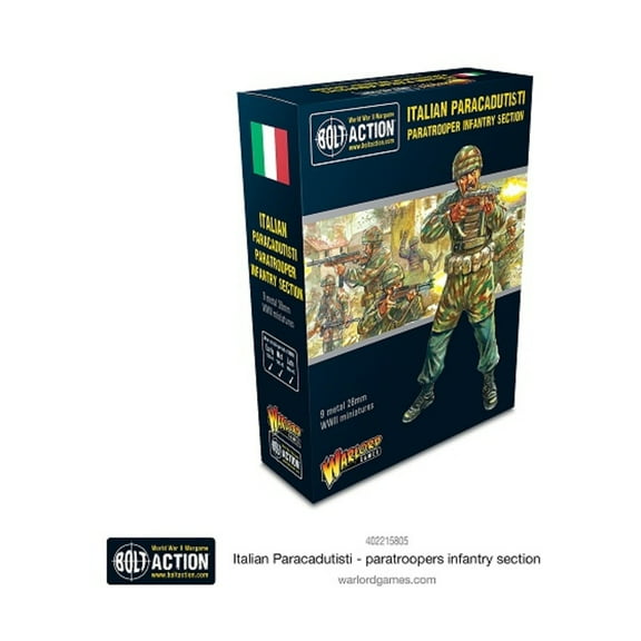 Warlord Games Italian Paracadutisti - Paratrooper Infantry Section New