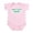Petal Pink, variant on CafePress - Daddys Little Badger Infant Bodysuit - Baby Light Bodysuit, Size Newborn - 24 Months