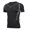 Black/Print, variant on alpinario Men's Compression T-Shirt Moisture Wicking Breathable Short Sleeve Gym Workout High Elastic Dry Fit Baselayer Rash Guard Running Undershirt