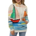 thumbnail image 4 of Nautical Sailing Boats Art 3D Print Hoodie Men Women Autumn Thin Pullover Sweatshirt Vintage Streetwear Tops, 4 of 6