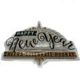 thumbnail image 2 of CakeDrake Happy New Year Cake Top Layon 2 Pack Cheers Celebrate Hooray Plastic Decoration for New Year Cakes and Desserts, 2 of 6