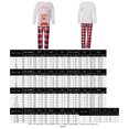 thumbnail image 2 of Disfraz Premium Pantalones de manga larga para la familia, traje informal a cuadros con estampado de alce (niño blanco 8-9T) Kuymtek Blanco 8-9 años para Unisex, 2 of 5