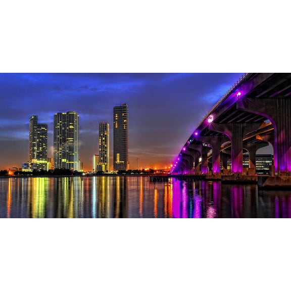 Miami - CANVAS OR PRINT WALL ART