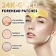 thumbnail image 2 of 24K Gold Forehead Patches, Collagen Forehead Mask, Moisturizing Forehead Pads, T-Zone Patches Forehead Strips, 2 of 5