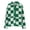 Green, variant on Womens Jackets Plaid Printed Fashion Long Sleeve Button Neck Jacket Outerwear Winter Women's Tops