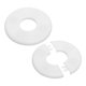 thumbnail image 1 of Placa de escutcheon autoadhesiva redonda Uxcell de ABS para cubierta de tubería de agua blanca 1.36", 1 of 7
