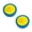 Blue, variant on Automotive Buffing Pad 2-Pack with Polishing Face and Center Threaded Mount for Paint Waxing and Metal Finishing