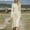 *Beige, variant on U Women's Round Neck Long Sleeve Fringe Suede Slim Fit Western Style Midi Dress Beige,Womens Plus XXL