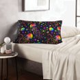 thumbnail image 6 of Sikiie Rainbow Jellyfishes Print Plush Pillow Cover, Wrinkle-proof and Stain-resistant Pillow Protector without Pillow Core, Home Decoration-16"x24", 6 of 6