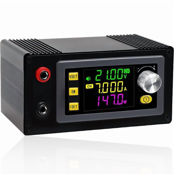 DC Adjustable  Boost Converter,150W DC 6-36V to 0-36V Voltage Regulator with Case 12V 24V 150W CC CV LCD Screen