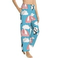 thumbnail image 2 of Fotbe Panda Flying in the Sky Women's Pajama Pants,Sleepwear Pants,Pj Bottoms Drawstring And Pockets-Small, 2 of 9