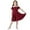 Wine, variant on Classic Summer Girls School Style Dress Color Contrast Short Sleeve Outfit for Children Ages 4 to 13 Years Old Girls Summer Dress Cassual Formal Dresses Cute Sun Dresses