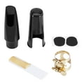 thumbnail image 2 of Alto Sax Saxophone Mouthpiece Plastic with Cap Metal Buckle Mouthpiece Patches Pads Cushions, 2 of 8