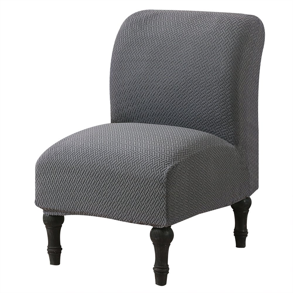 YLHHOME Slipper Chair Slipcover Stretch Armless Chair Accent Chair