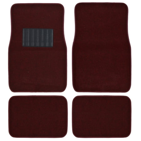 - BDK Car Floor Mats 4 Pieces Carpet Protection - Universal Fit for Car, SUV, VA & Truck, Front & Rear