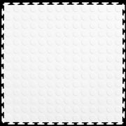 White Coin Top 20.5-in x 0.25-in Interlocking Tiles (Case 8)