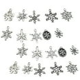 thumbnail image 4 of 20pcs DIY Alloy Pendants Snowflake Pendants Funny Jewelry Accessories (Silver), 4 of 9