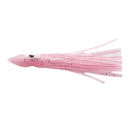 Symkmb Soft Octopus Bait 100mm Octopus Bait Squid Skirt Fishing Tackle Trolling Bait PVC Luminous Skirt Fishing Bait 010 pvc